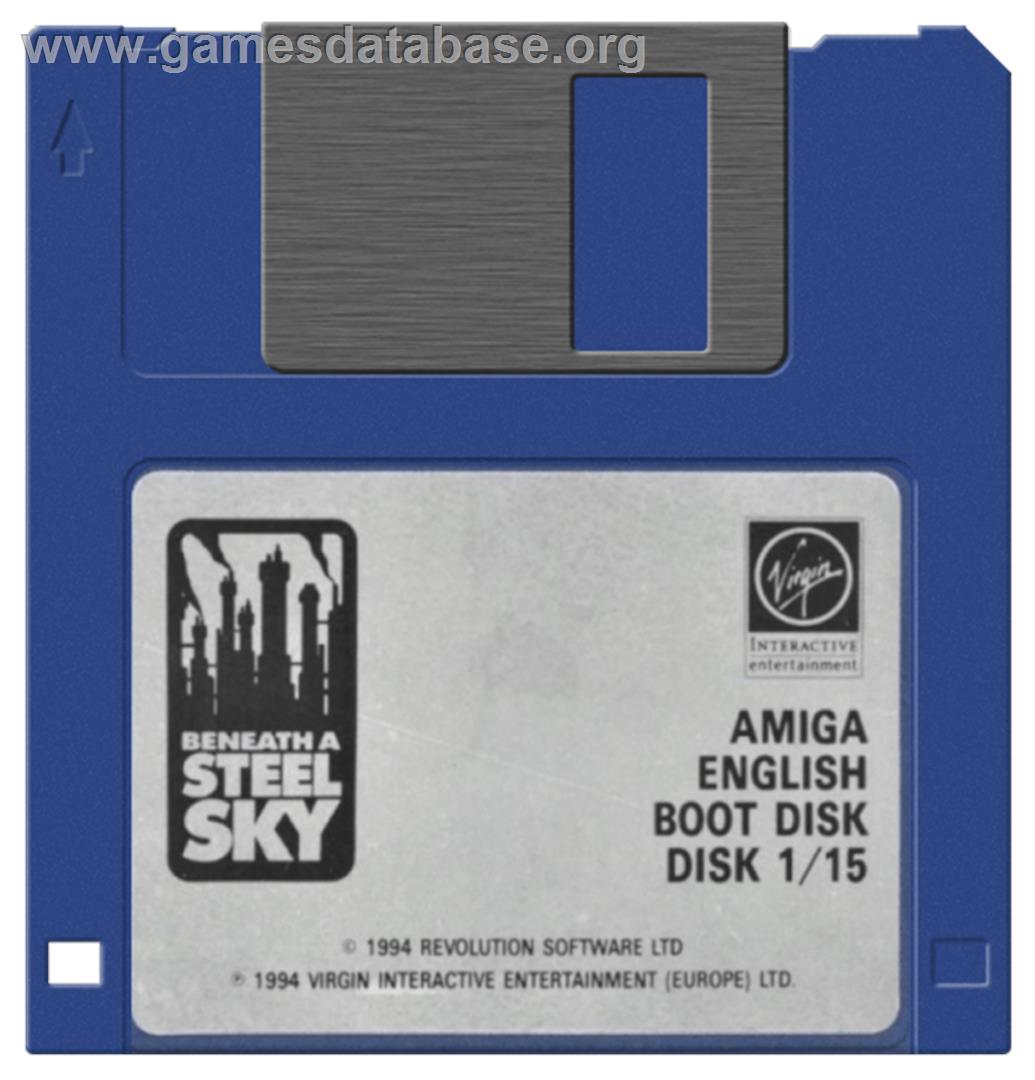 Beneath a Steel Sky - Commodore Amiga - Artwork - Disc