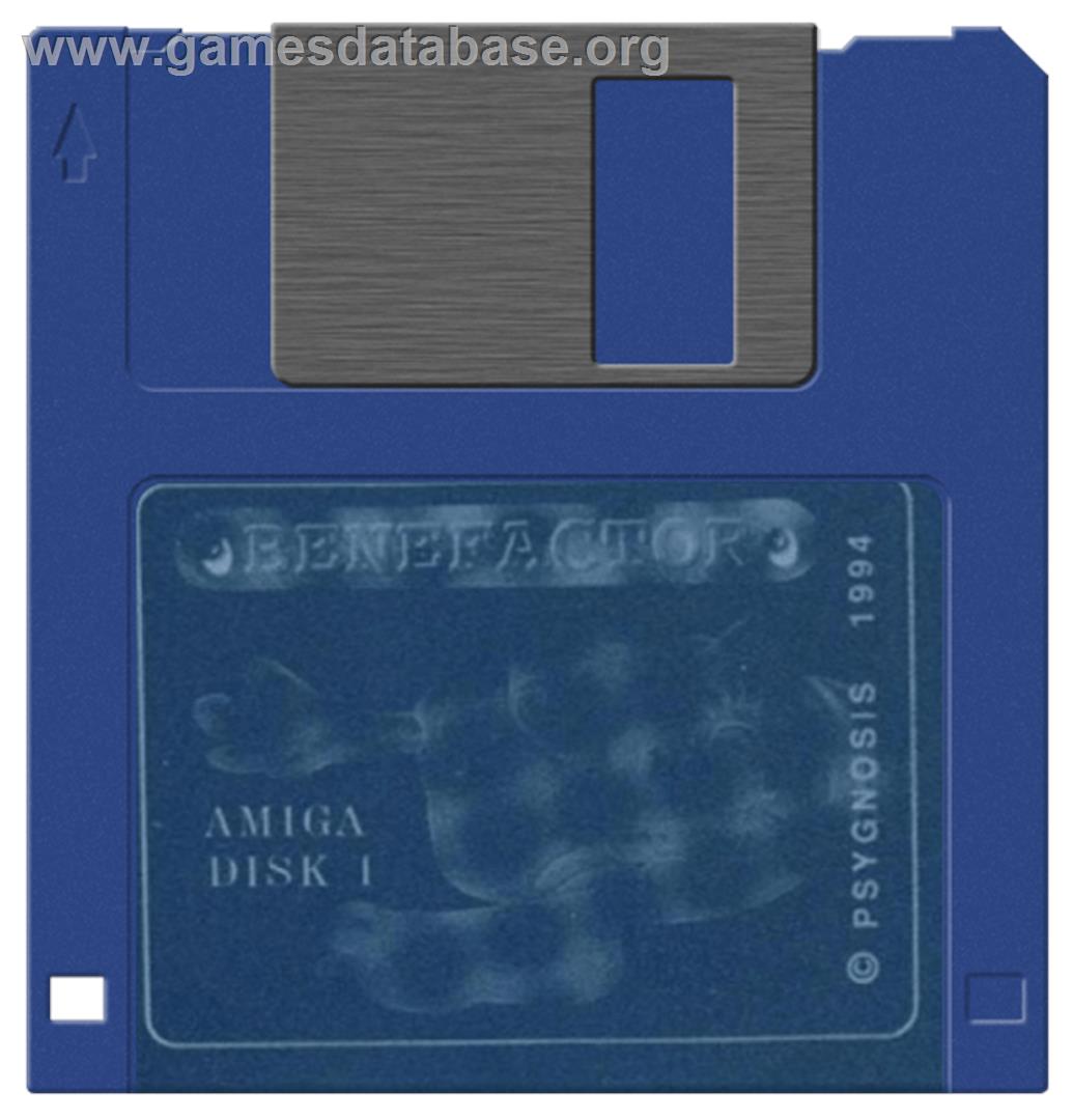Benefactor - Commodore Amiga - Artwork - Disc