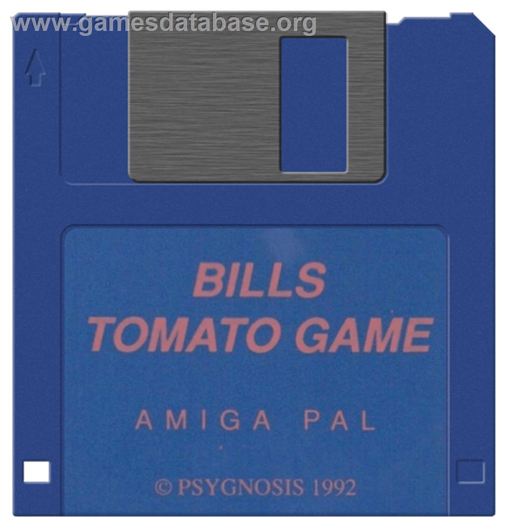 Bill's Tomato Game - Commodore Amiga - Artwork - Disc