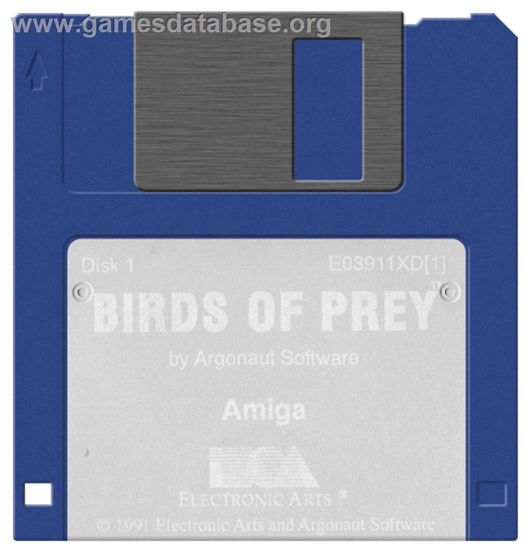 Birds of Prey - Commodore Amiga - Artwork - Disc