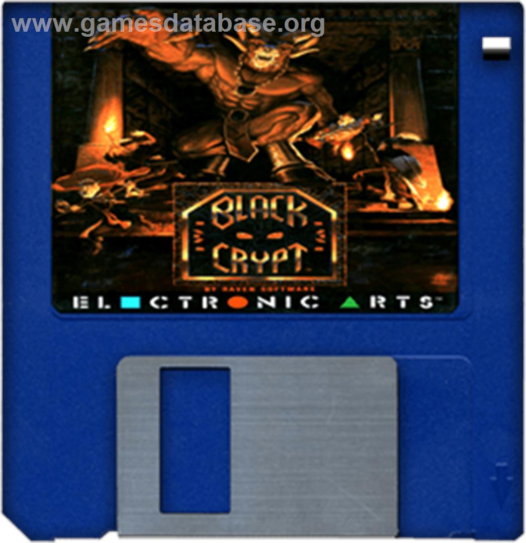 Black Crypt - Commodore Amiga - Artwork - Disc