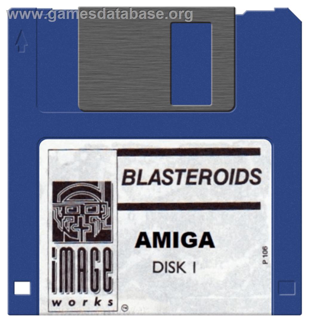 Blasteroids - Commodore Amiga - Artwork - Disc