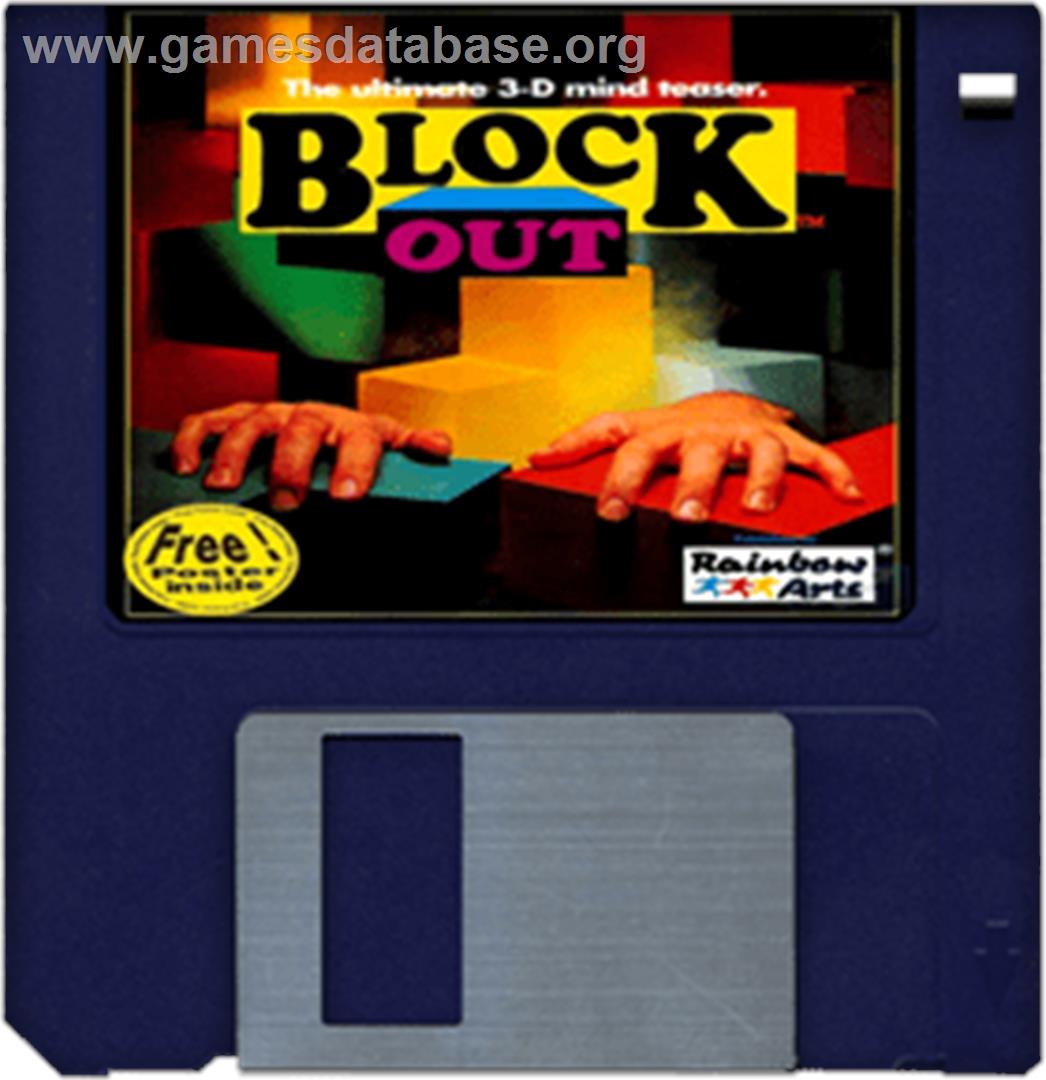 Blockout - Commodore Amiga - Artwork - Disc