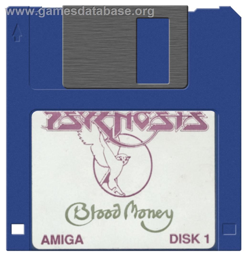Blood Money - Commodore Amiga - Artwork - Disc