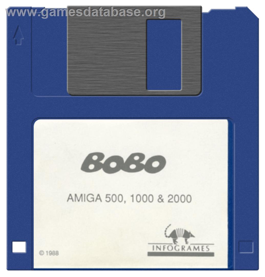 BoBo - Commodore Amiga - Artwork - Disc