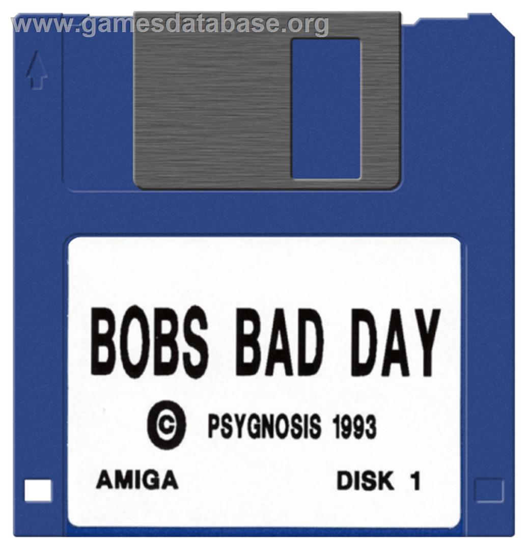 Bob's Bad Day - Commodore Amiga - Artwork - Disc