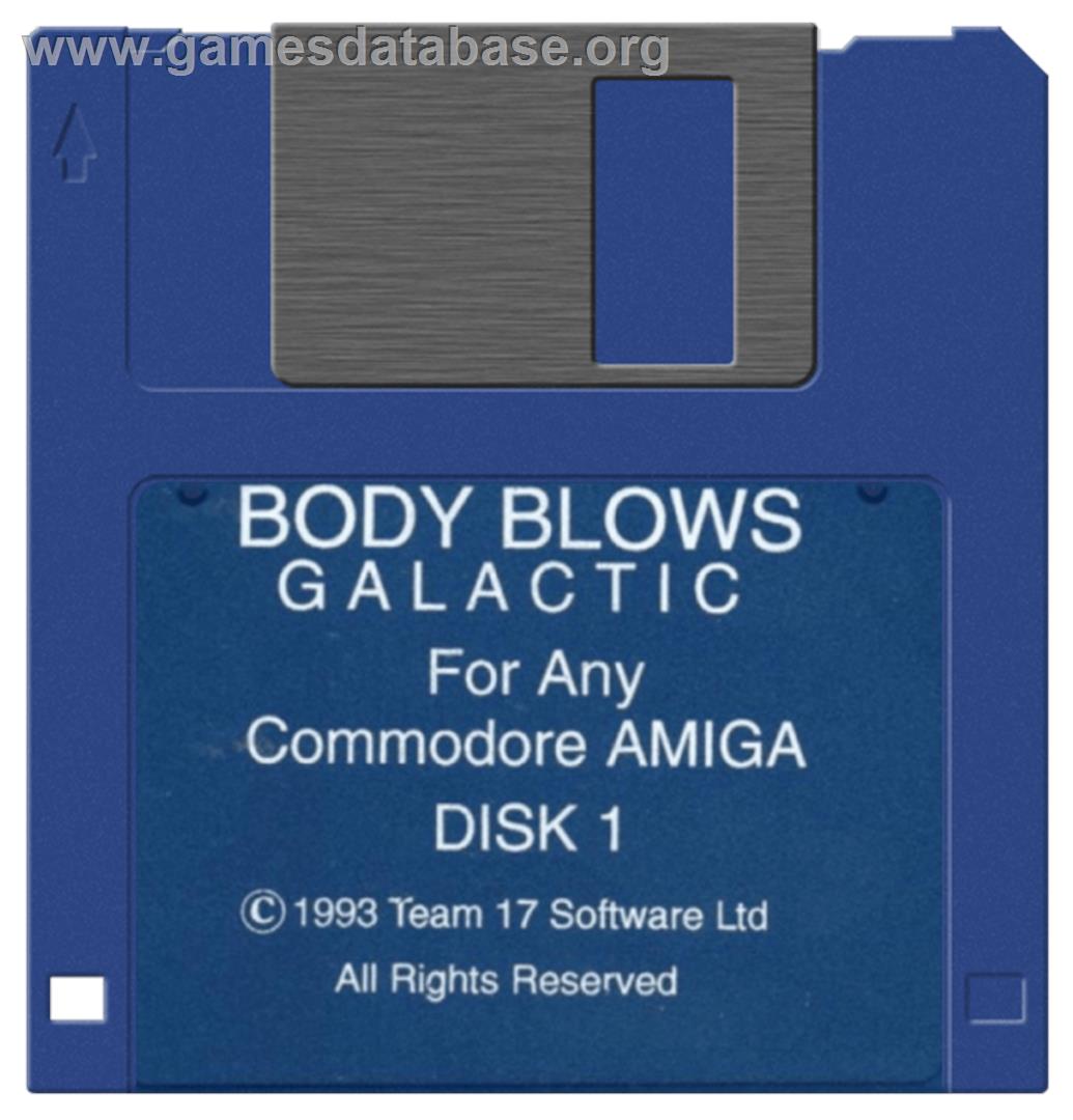 Body Blows Galactic - Commodore Amiga - Artwork - Disc