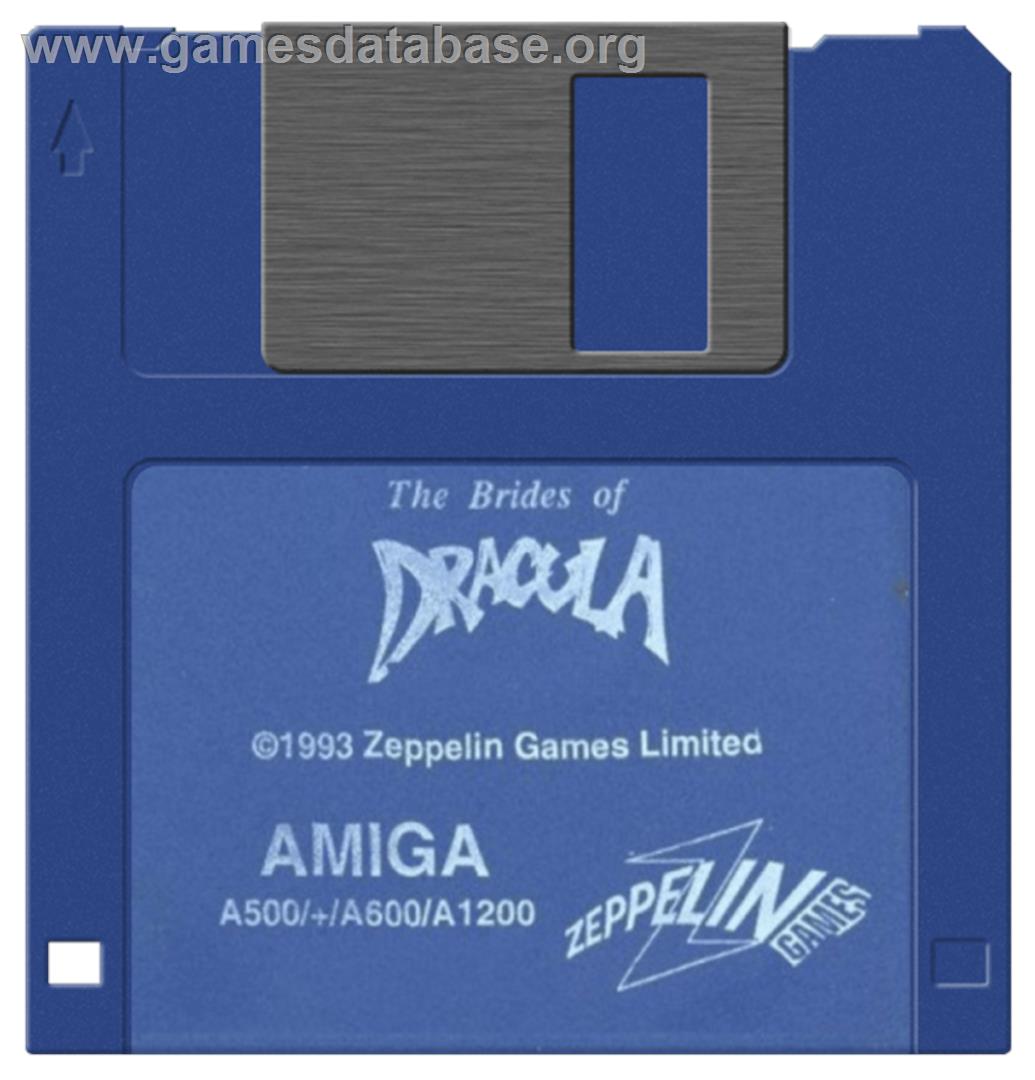 Brides of Dracula - Commodore Amiga - Artwork - Disc