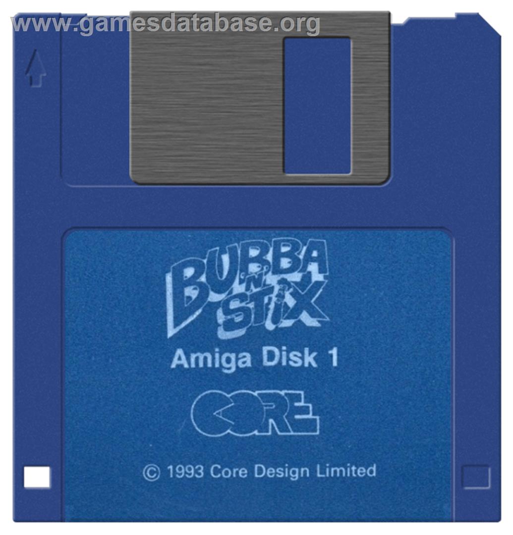 Bubba 'n' Stix - Commodore Amiga - Artwork - Disc
