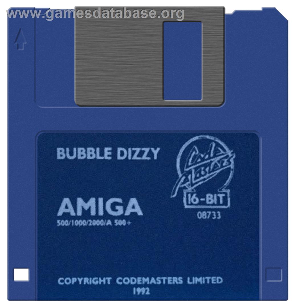 Bubble Dizzy - Commodore Amiga - Artwork - Disc