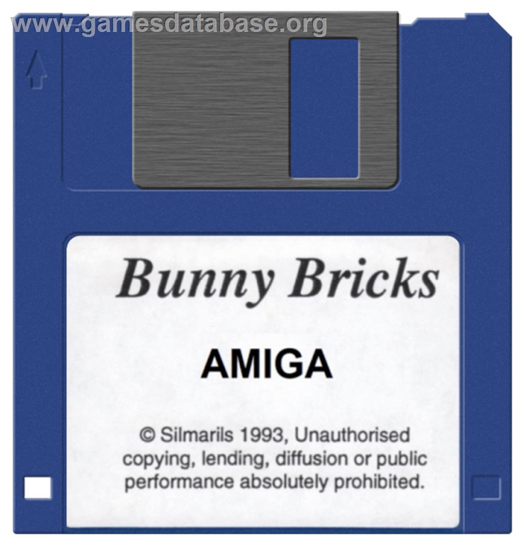 Bunny Bricks - Commodore Amiga - Artwork - Disc