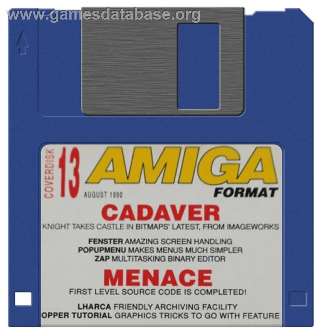 Cadaver - Commodore Amiga - Artwork - Disc
