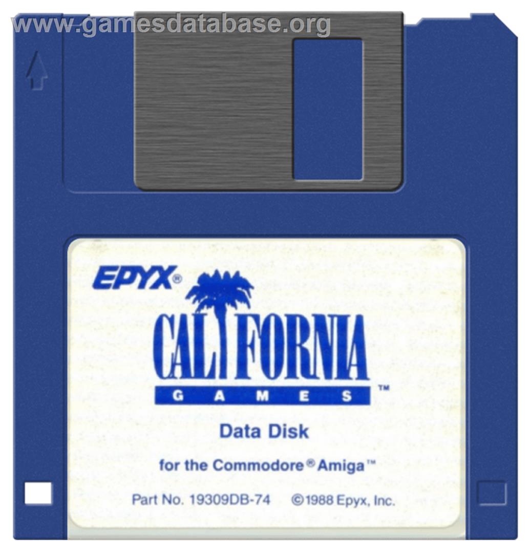 California Games - Commodore Amiga - Artwork - Disc