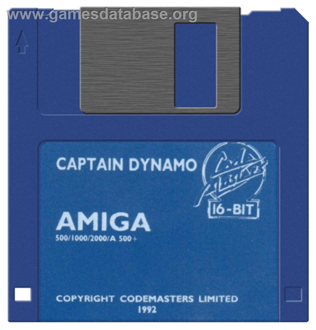 Captain Dynamo - Commodore Amiga - Artwork - Disc