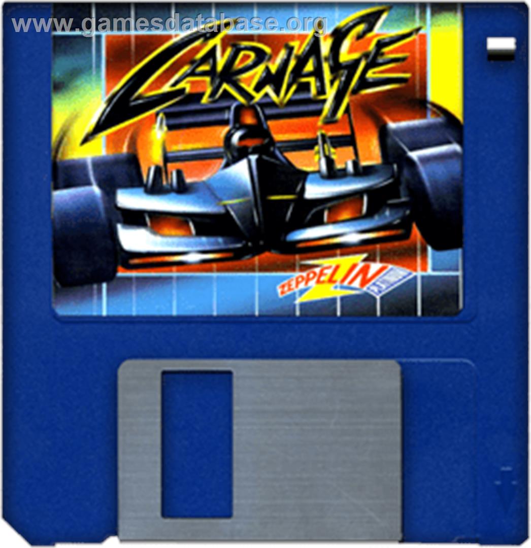 Carnage - Commodore Amiga - Artwork - Disc