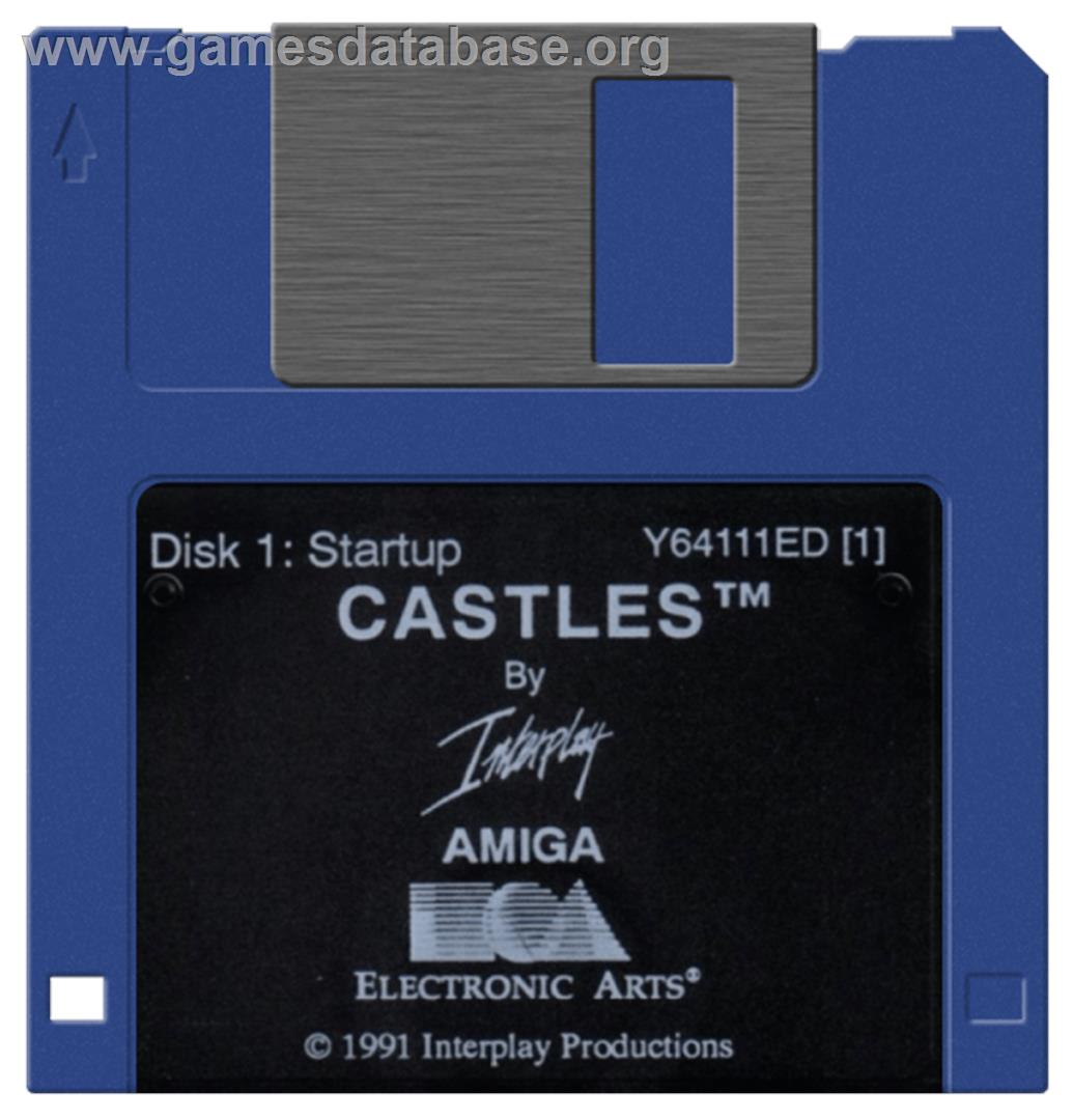 Castles: The Northern Campaign - Commodore Amiga - Artwork - Disc