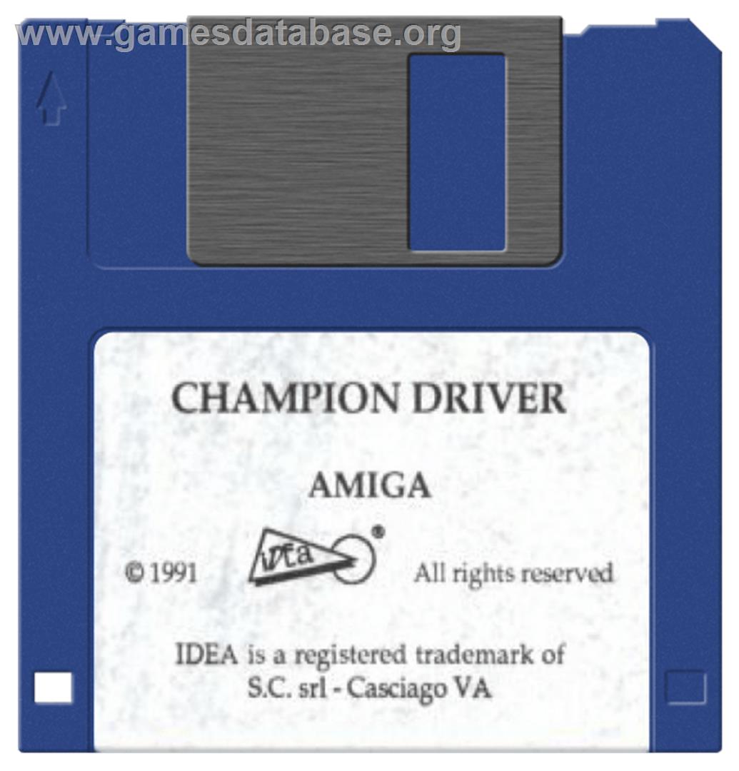 Champion Driver - Commodore Amiga - Artwork - Disc