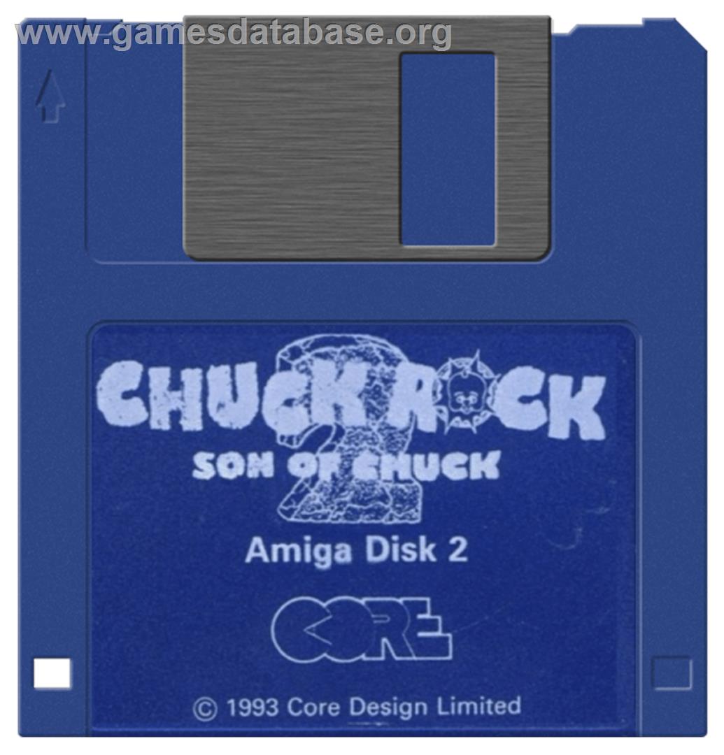Chuck Rock 2: Son of Chuck - Commodore Amiga - Artwork - Disc