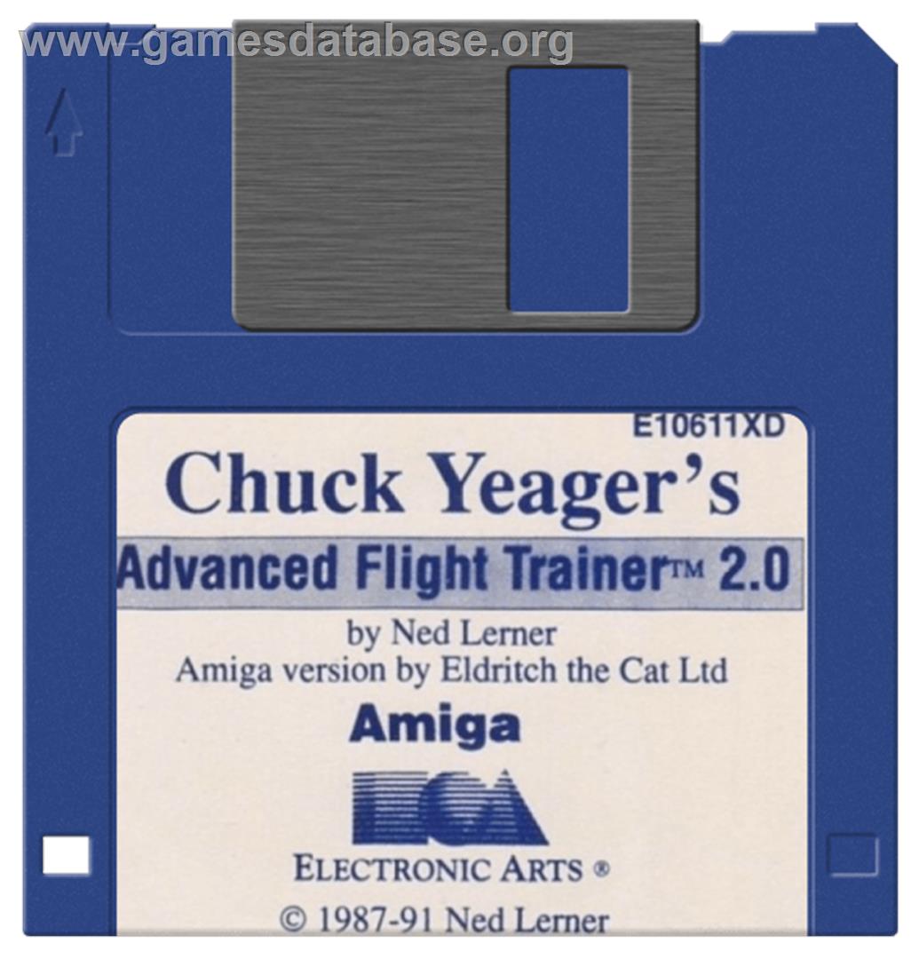 Chuck Yeager's Advanced Flight Trainer 2.0 - Commodore Amiga - Artwork - Disc