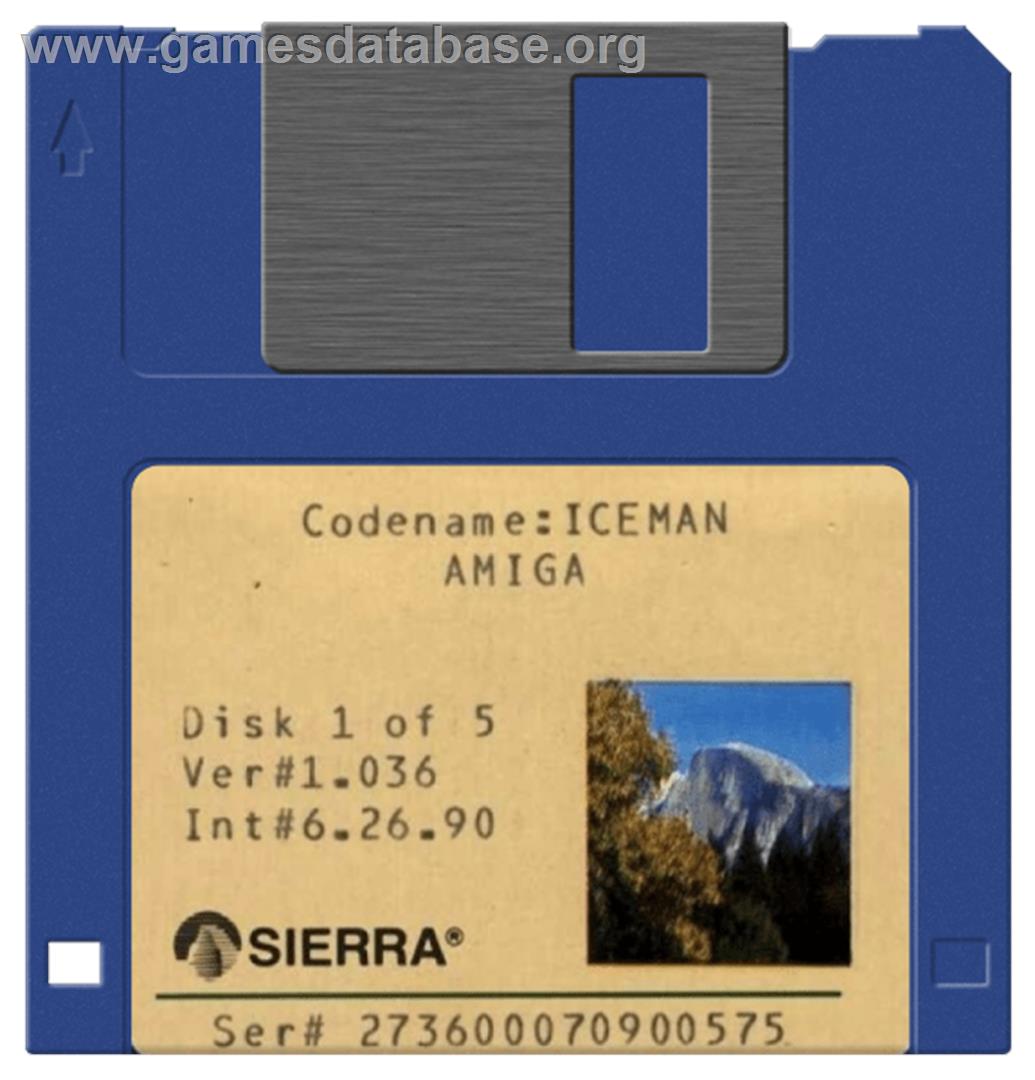Codename: ICEMAN - Commodore Amiga - Artwork - Disc