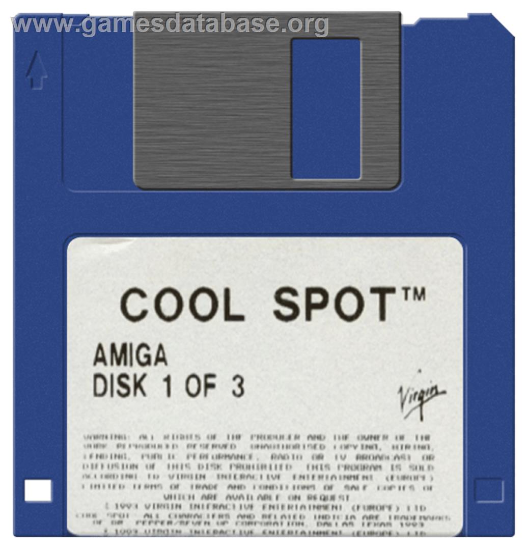 Cool Spot - Commodore Amiga - Artwork - Disc