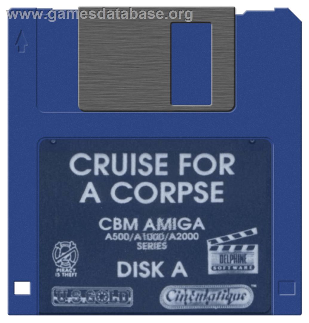 Cruise for a Corpse - Commodore Amiga - Artwork - Disc