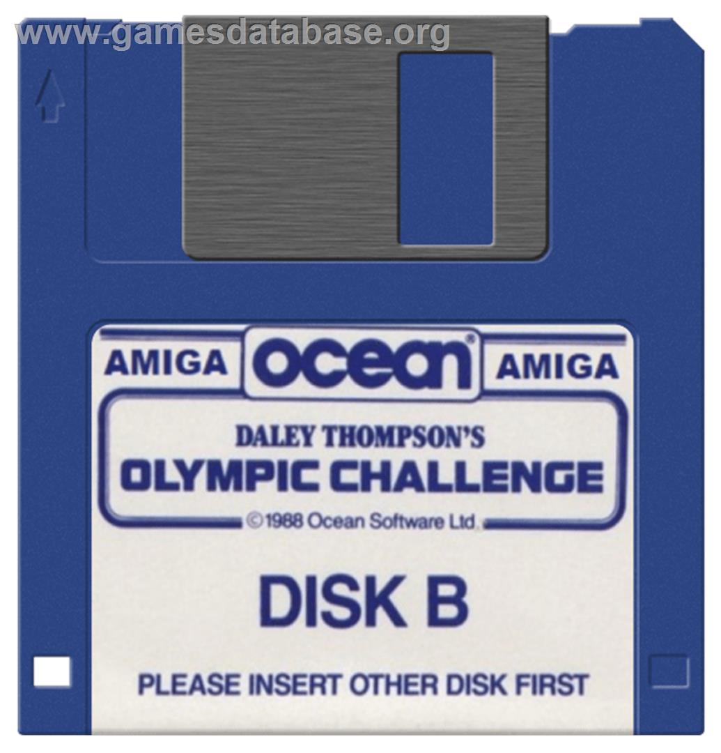 Daley Thompson's Olympic Challenge - Commodore Amiga - Artwork - Disc