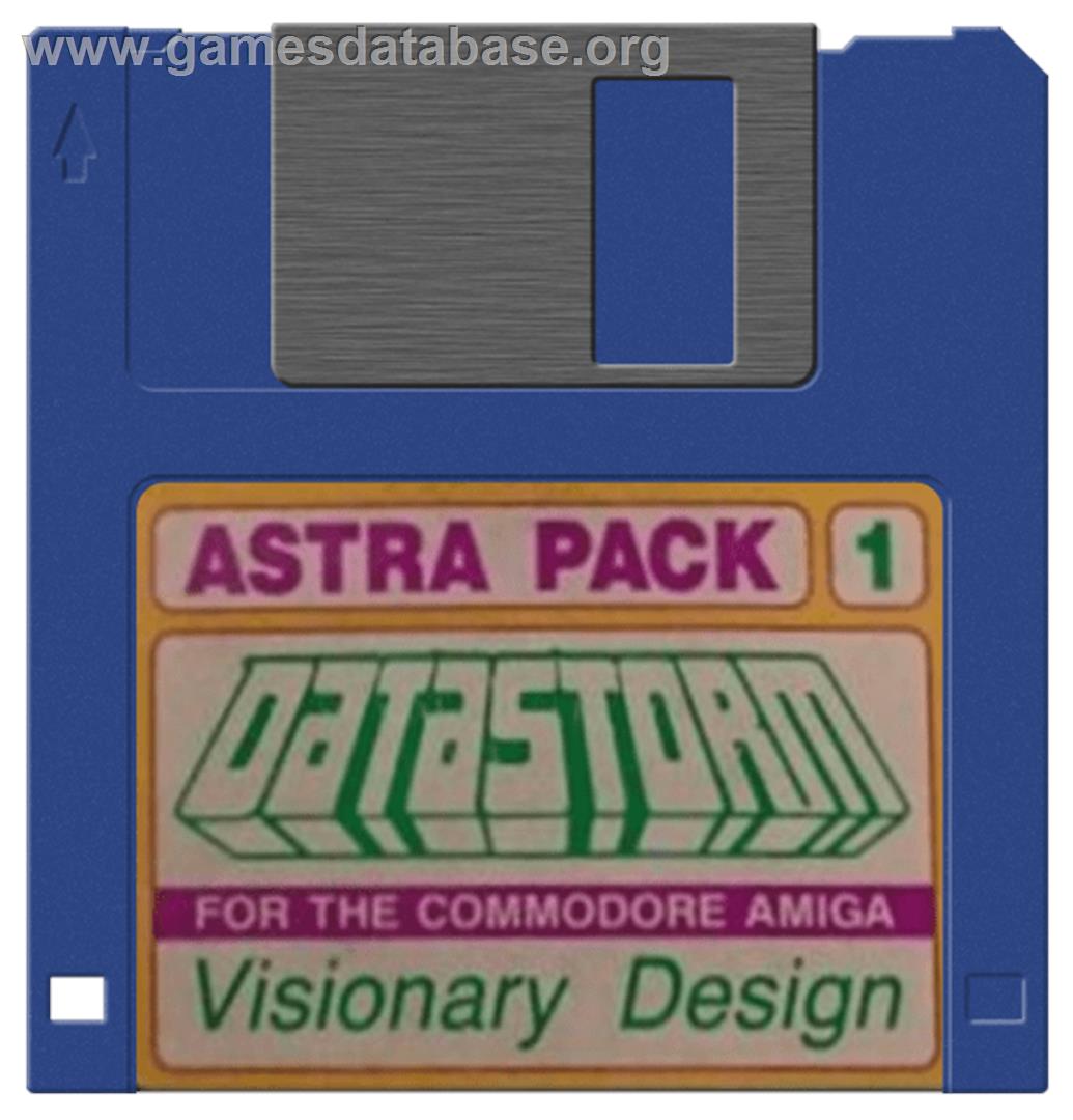 Datastorm - Commodore Amiga - Artwork - Disc