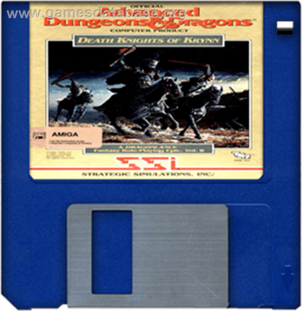 Death Knights of Krynn - Commodore Amiga - Artwork - Disc