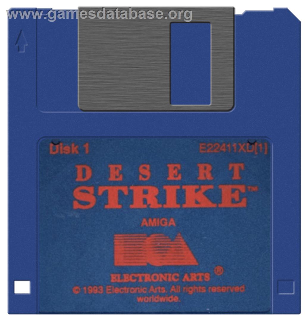 Desert Strike: Return to the Gulf - Commodore Amiga - Artwork - Disc