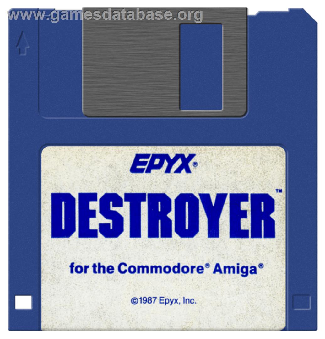 Destroyer - Commodore Amiga - Artwork - Disc