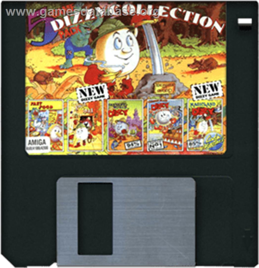 Dizzy Collection - Commodore Amiga - Artwork - Disc