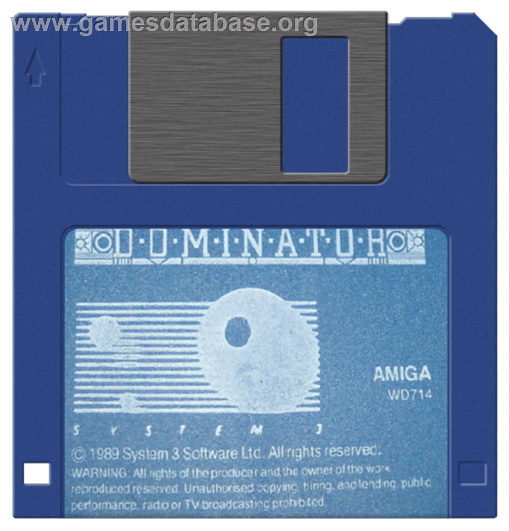 Dominator - Commodore Amiga - Artwork - Disc
