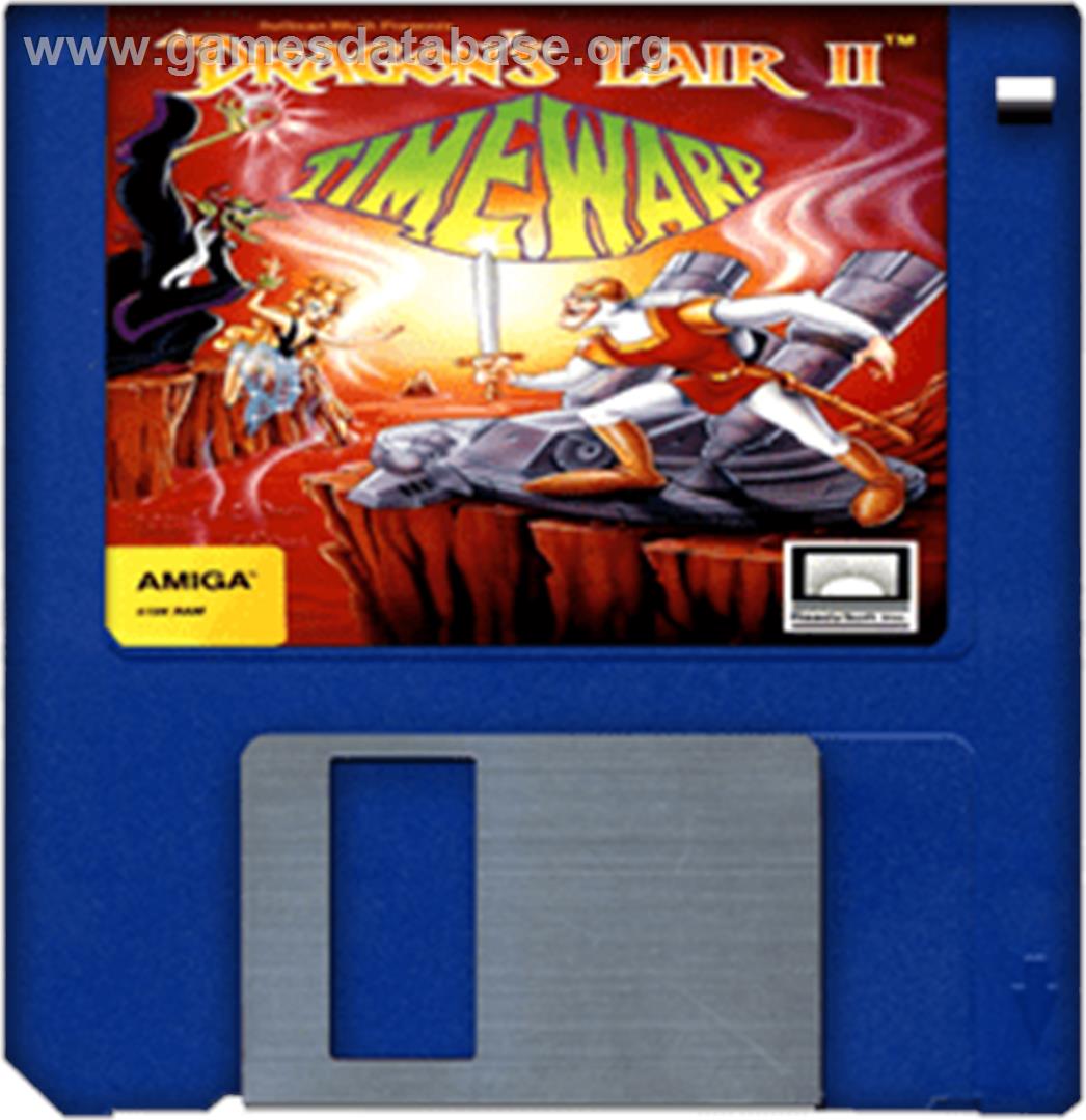 Dragon's Lair 2: Escape from Singe's Castle - Commodore Amiga - Artwork - Disc