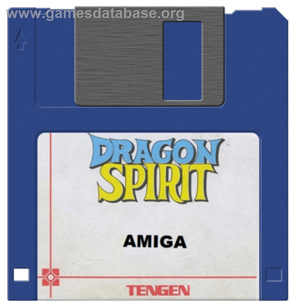 Dragon Spirit - Commodore Amiga - Artwork - Disc