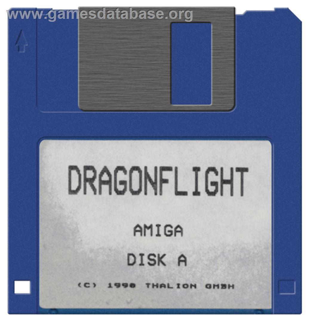 Dragonflight - Commodore Amiga - Artwork - Disc