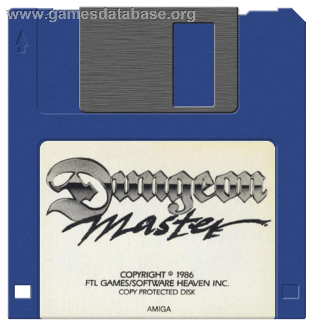 Dungeon Master - Commodore Amiga - Artwork - Disc