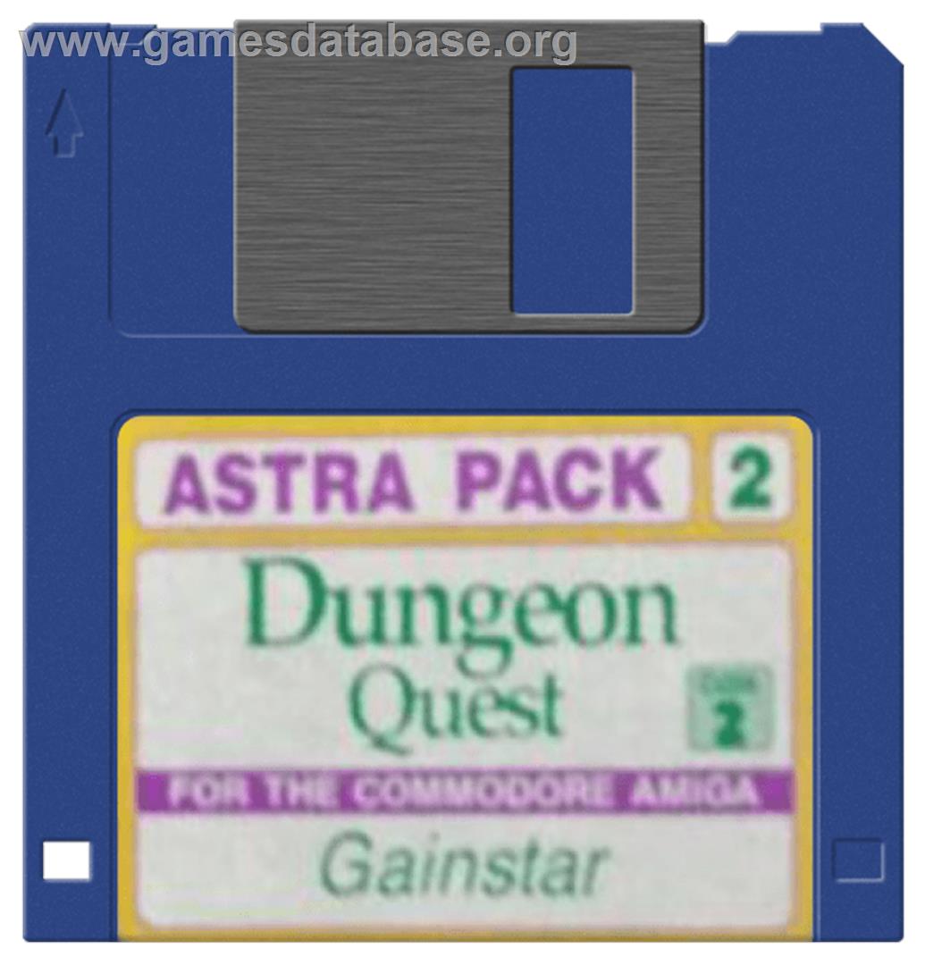 Dungeon Quest - Commodore Amiga - Artwork - Disc