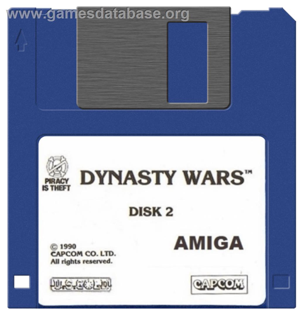 Dynasty Wars - Commodore Amiga - Artwork - Disc