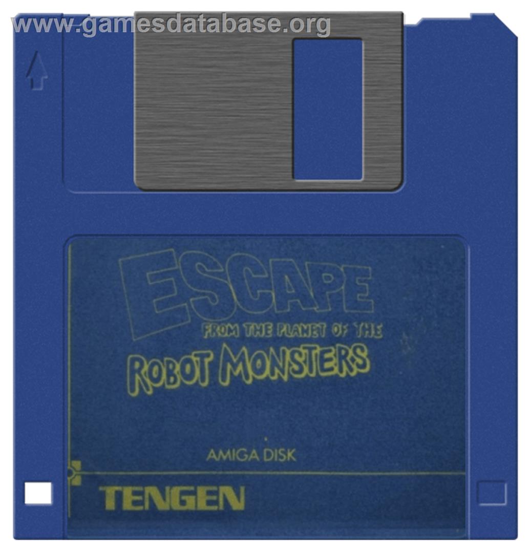 Escape from the Planet of the Robot Monsters - Commodore Amiga - Artwork - Disc