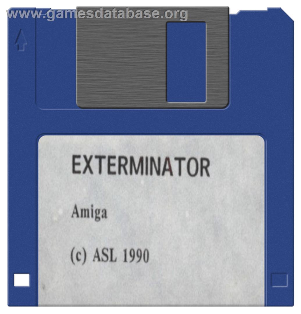 Exterminator - Commodore Amiga - Artwork - Disc