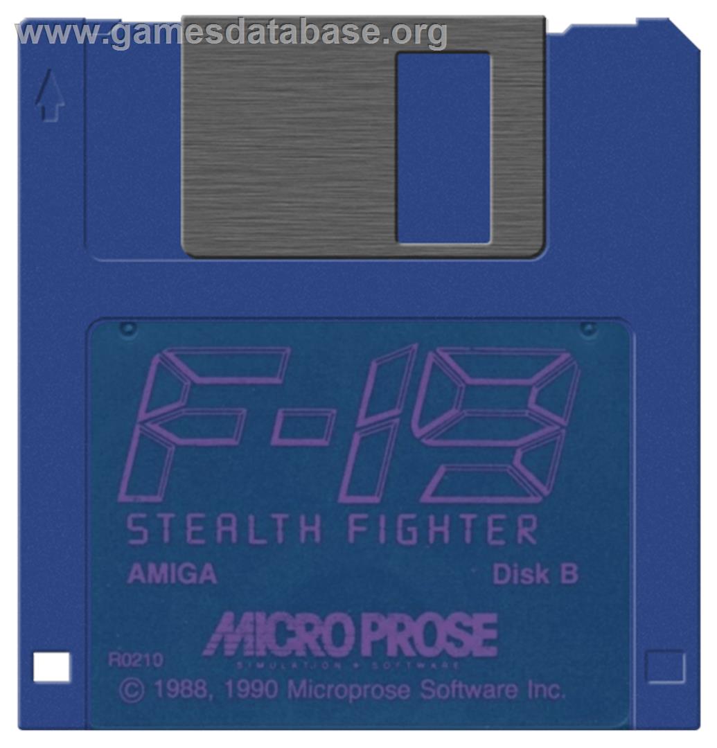 F-19 Stealth Fighter - Commodore Amiga - Artwork - Disc