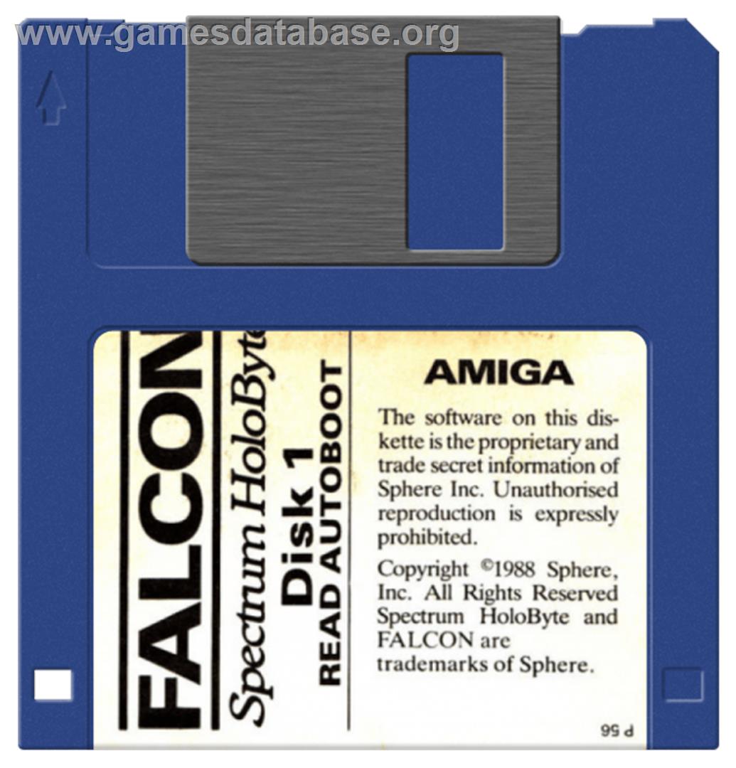 Falcon - Commodore Amiga - Artwork - Disc