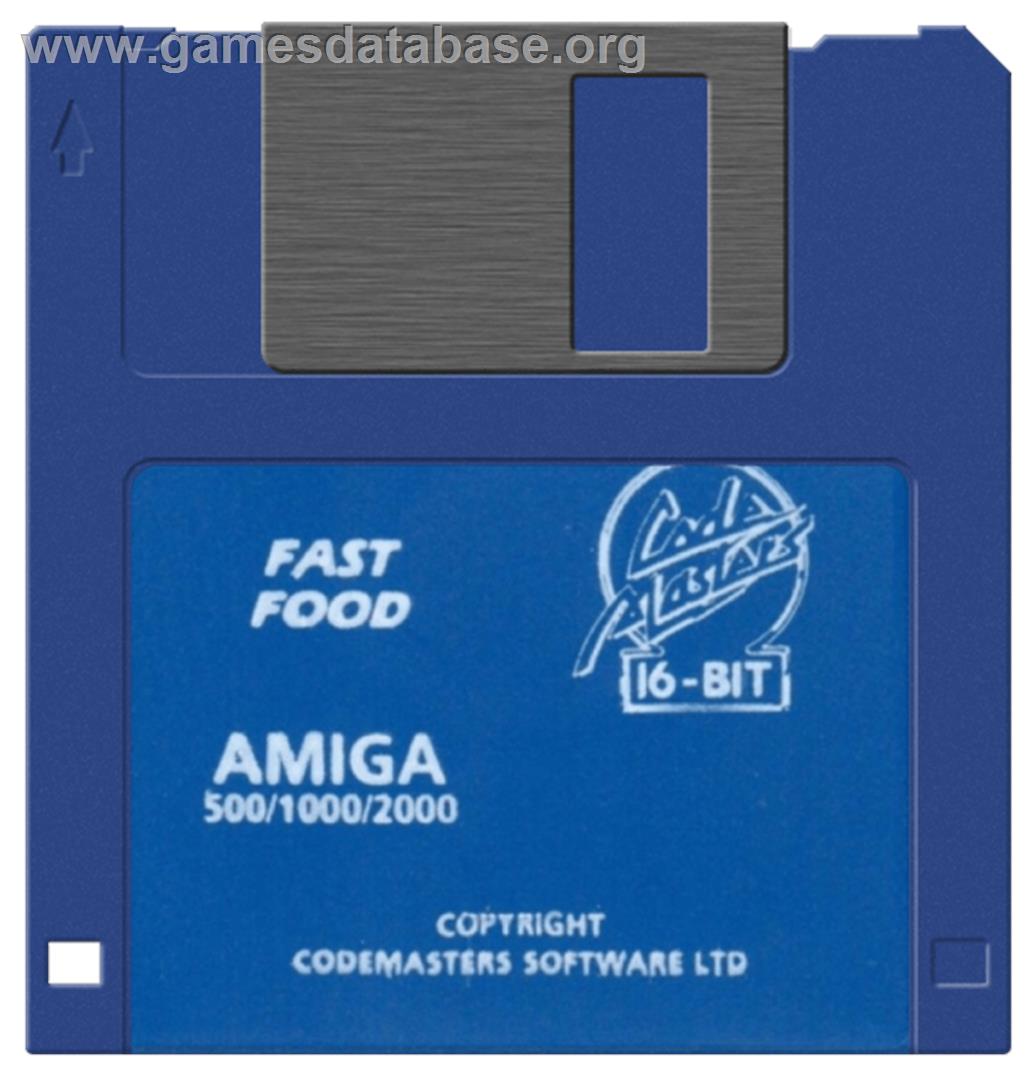 Fast Food - Commodore Amiga - Artwork - Disc