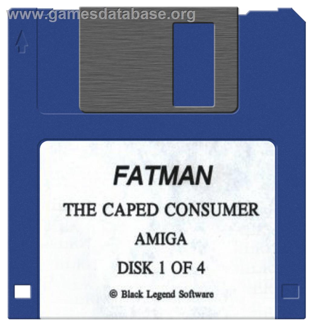 Fatman: The Caped Consumer - Commodore Amiga - Artwork - Disc