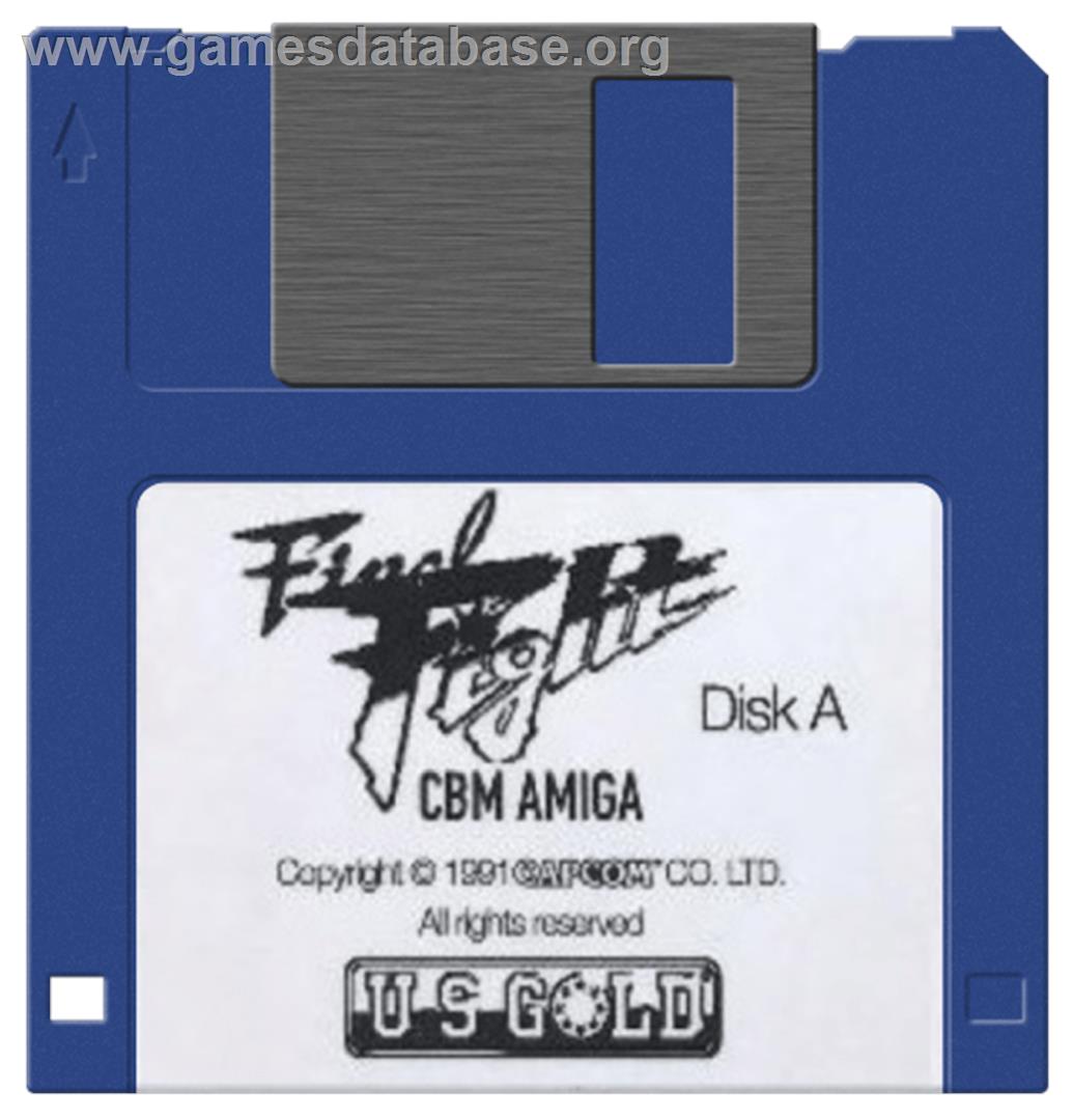 Final Fight - Commodore Amiga - Artwork - Disc