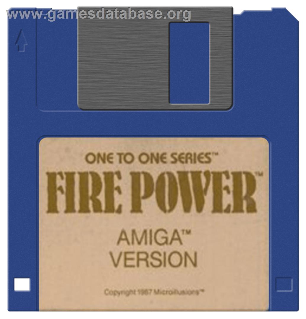 Fire Power - Commodore Amiga - Artwork - Disc