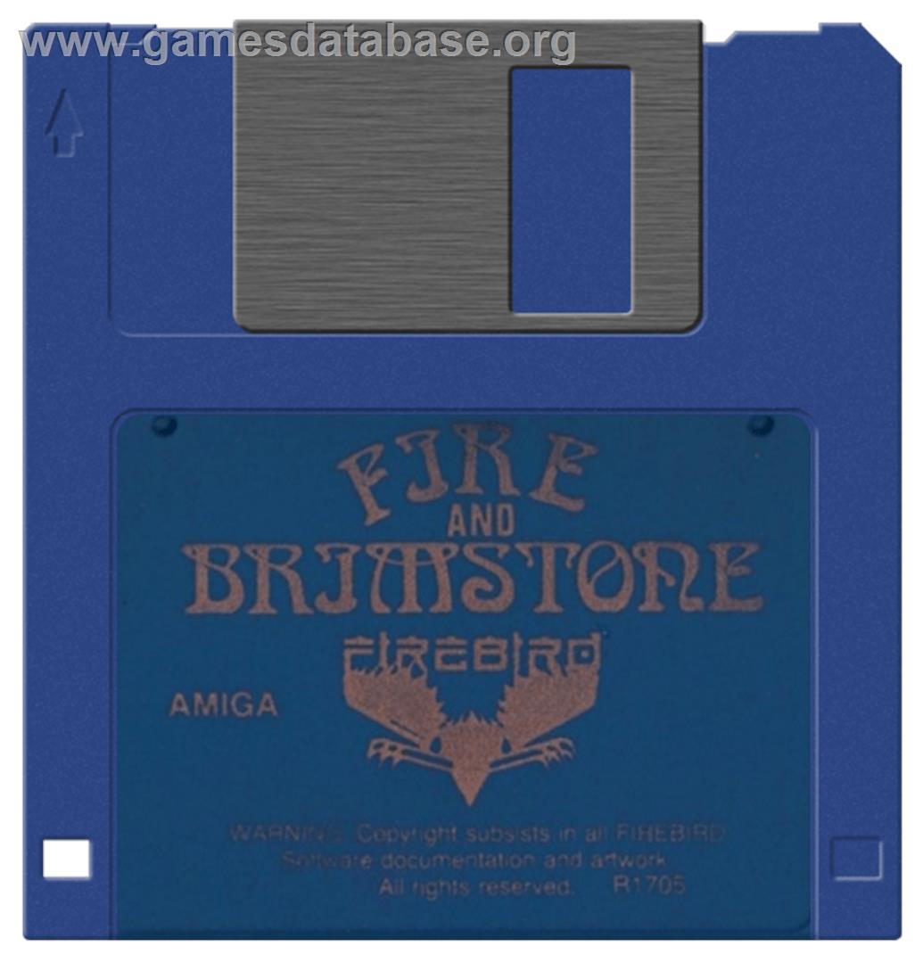 Fire and Brimstone - Commodore Amiga - Artwork - Disc