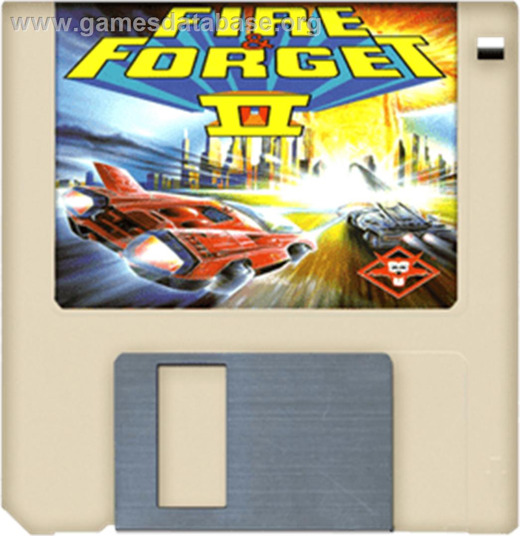 Fire and Forget 2: The Death Convoy - Commodore Amiga - Artwork - Disc