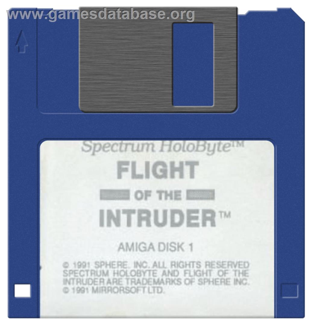 Flight of the Intruder - Commodore Amiga - Artwork - Disc